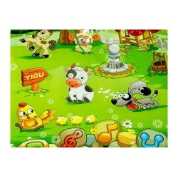 Educational and Musical Animal Noises Farm Mat